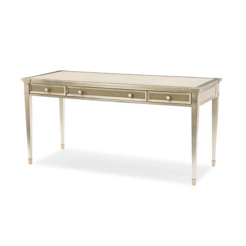 Parsons White Marble Top & Brass Base 48X16 Console Tables (Photo 5 of 20)