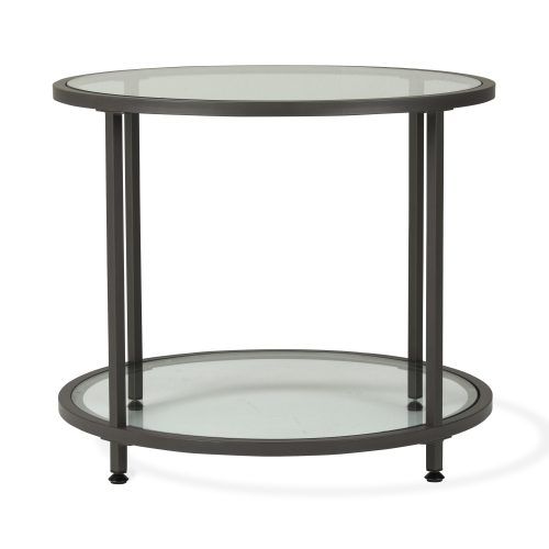 Carbon Loft Heimlich Pewter Steel/glass Round Coffee Tables (Photo 8 of 20)