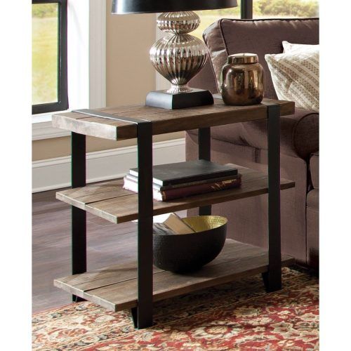 Carbon Loft Kenyon Cube Brown Wood Rustic Coffee Tables (Photo 9 of 20)