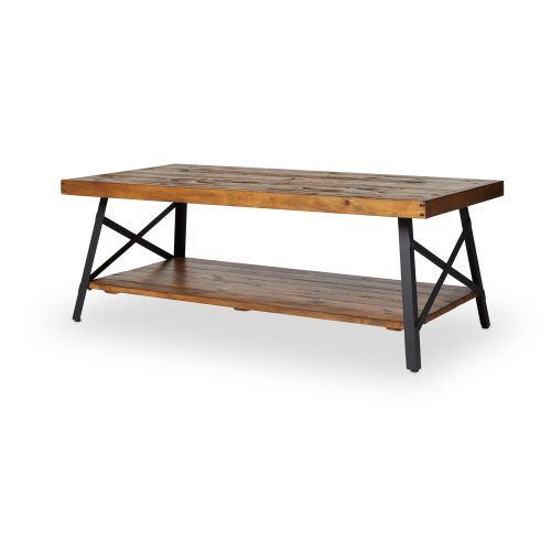 Carbon Loft Oliver Modern Rustic Natural Fir Coffee Tables (Photo 3 of 20)