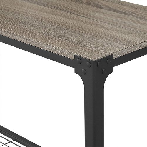 Carbon Loft Witten Angle Iron And Driftwood Coffee Tables (Photo 12 of 20)