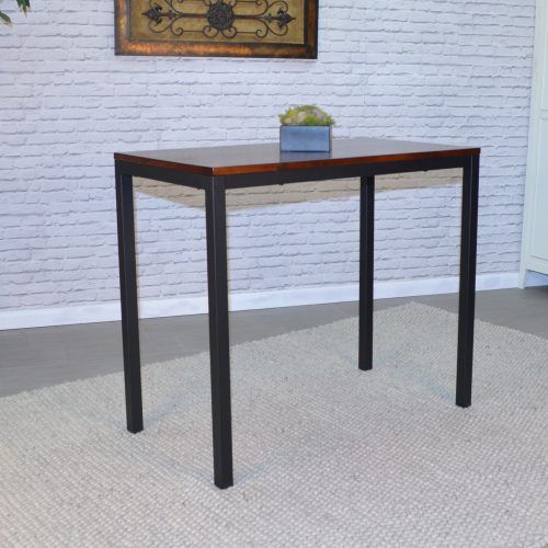 Parsons Clear Glass Top & Dark Steel Base 48X16 Console Tables (Photo 6 of 20)