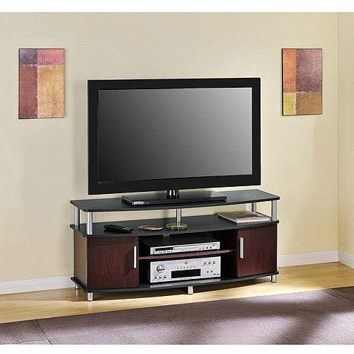 Whalen Shelf Tv Stands With Floater Mount In Weathered Dark Pine Finish (Photo 12 of 20)