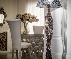 20 Collection of Carved Pattern Floor Lamps