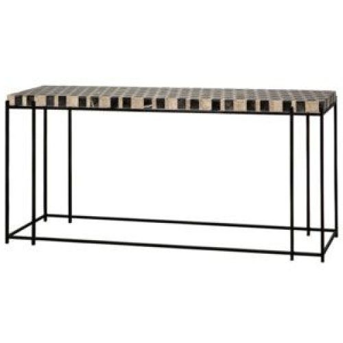 Black Metal And Marble Console Tables (Photo 12 of 20)