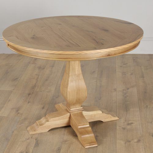 Round Oak Dining Tables And 4 Chairs (Photo 12 of 20)