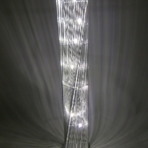Chrome Crystal Tower Floor Lamps (Photo 6 of 20)