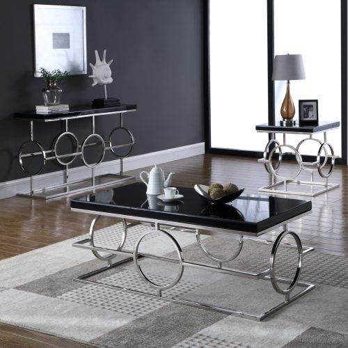 Silver Stainless Steel Coffee Tables (Photo 1 of 20)