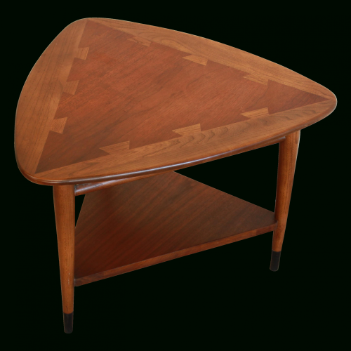 Pecan Brown Triangular Coffee Tables (Photo 18 of 20)