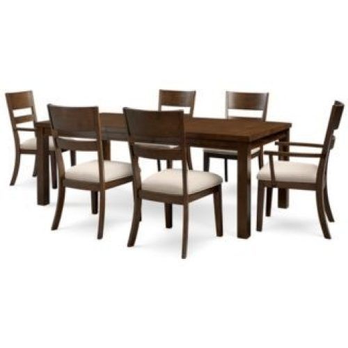 Candice Ii 7 Piece Extension Rectangular Dining Sets With Slat Back Side Chairs (Photo 14 of 20)