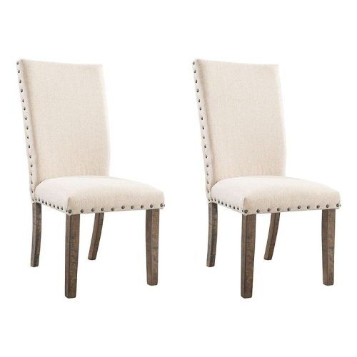 Chandler 7 Piece Extension Dining Sets With Fabric Side Chairs (Photo 12 of 20)