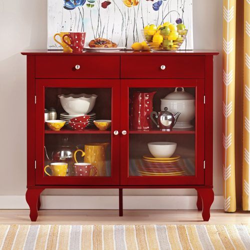 Modern Red Buffets (Photo 7 of 20)