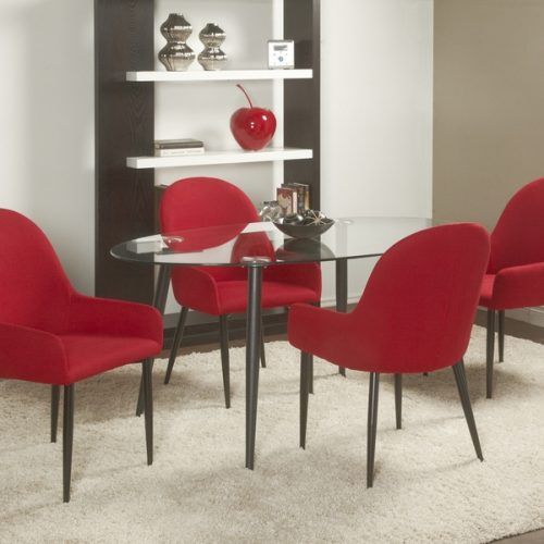 Red Dining Tables And Chairs (Photo 9 of 20)