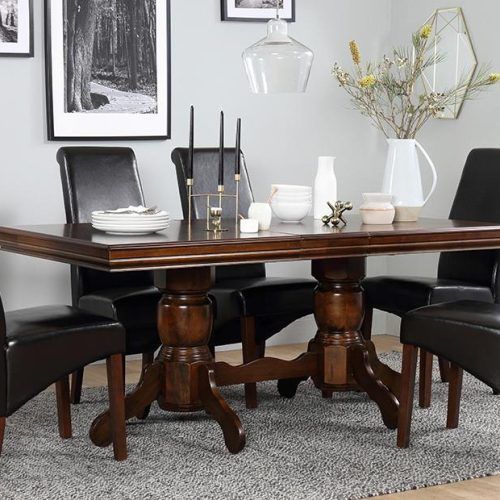 Dark Brown Wood Dining Tables (Photo 8 of 20)
