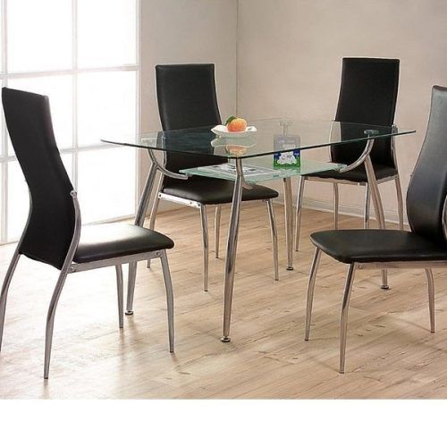Cheap Glass Dining Tables And 4 Chairs (Photo 1 of 20)