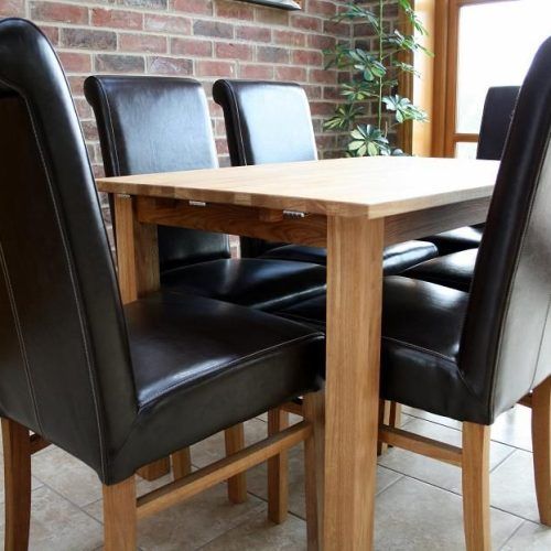 Oak Dining Tables And Leather Chairs (Photo 8 of 20)