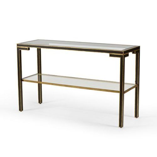 Black And Gold Console Tables (Photo 1 of 20)