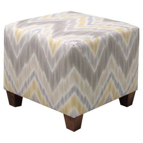 Solid Cuboid Pouf Ottomans (Photo 18 of 20)