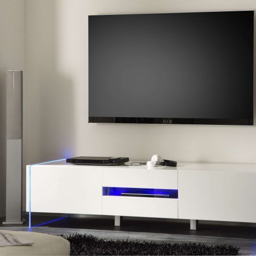 White Tv Stands Modern (Photo 8 of 15)