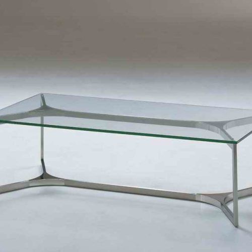 Glass And Stainless Steel Cocktail Tables (Photo 18 of 20)