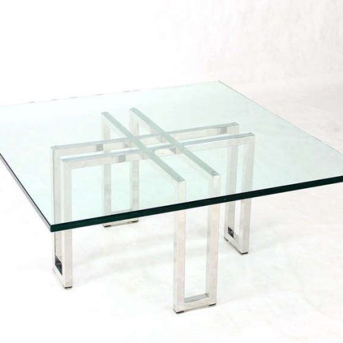 Chrome And Glass Modern Coffee Tables (Photo 8 of 20)