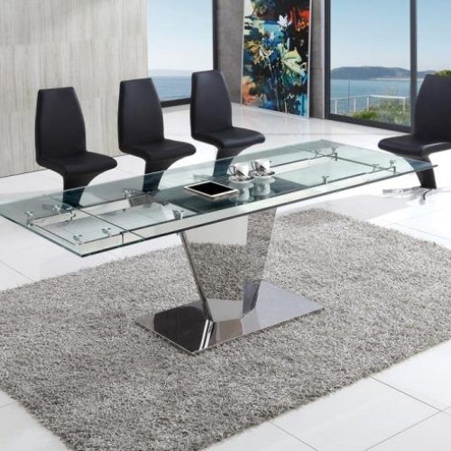 Chrome Glass Dining Tables (Photo 14 of 20)