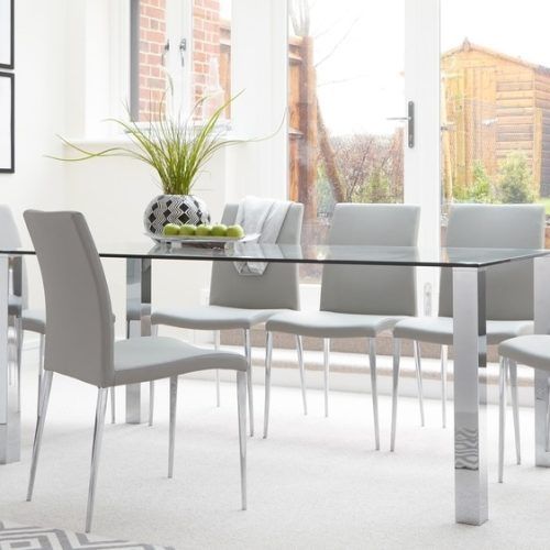 Clear Glass Dining Tables And Chairs (Photo 1 of 20)