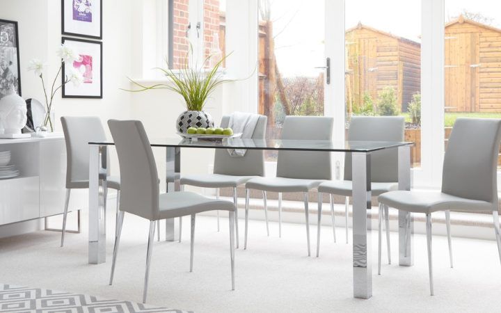  Best 20+ of Glass and Chrome Dining Tables and Chairs
