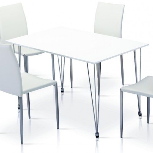 Chrome Metal Dining Tables (Photo 18 of 20)