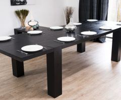 20 The Best Extending Black Dining Tables
