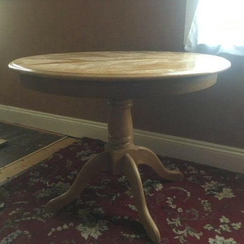 Finkelstein Pine Solid Wood Pedestal Dining Tables (Photo 2 of 21)