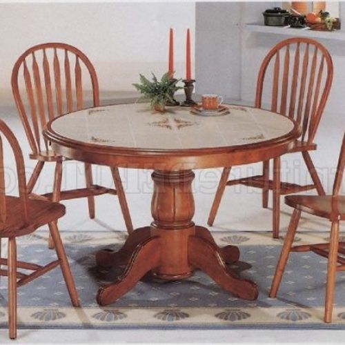 Round Oak Dining Tables And Chairs (Photo 5 of 20)