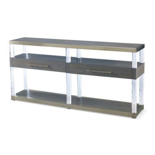 Clear Acrylic Console Tables (Photo 8 of 20)