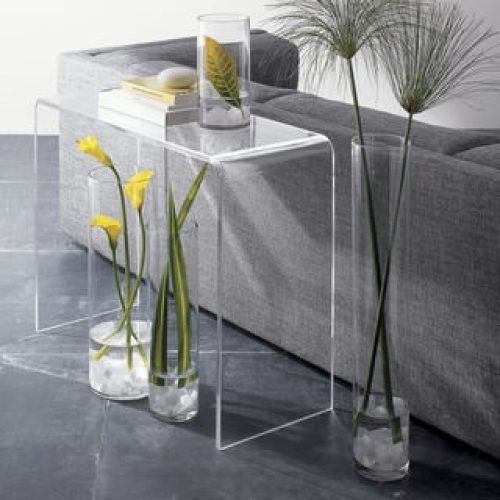 Acrylic Modern Console Tables (Photo 13 of 20)