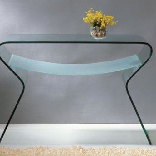 Clear Glass Top Console Tables (Photo 15 of 20)