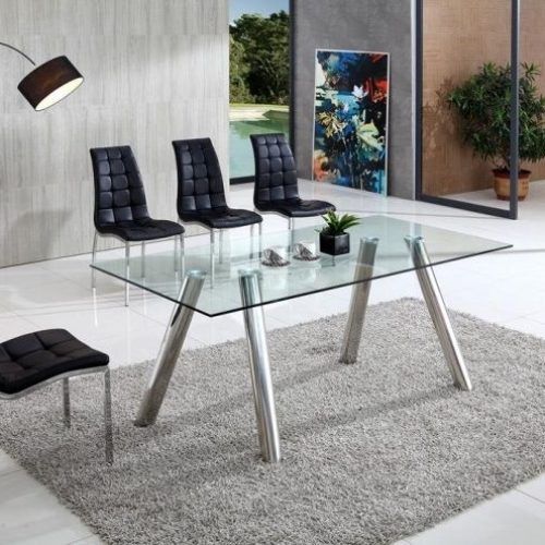 Clear Glass Dining Tables And Chairs (Photo 16 of 20)