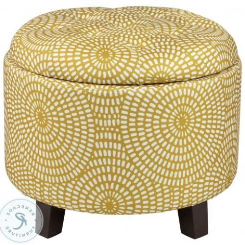 White Solid Cylinder Pouf Ottomans (Photo 2 of 20)