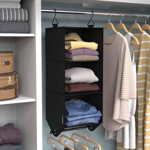 3-Shelf Hanging Shelves Wardrobes (Photo 10 of 20)