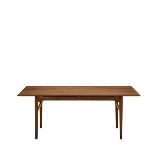 Drew 37.5'' Walnut Solid Wood Dining Tables (Photo 6 of 20)