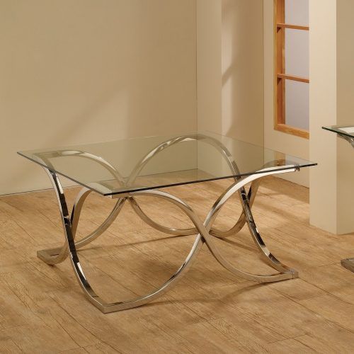 Coaster Company Silver Glass Coffee Tables (Photo 5 of 20)