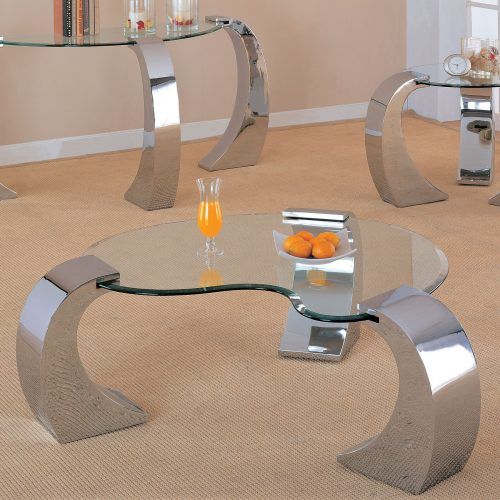 Coaster Company Silver Glass Coffee Tables (Photo 1 of 20)