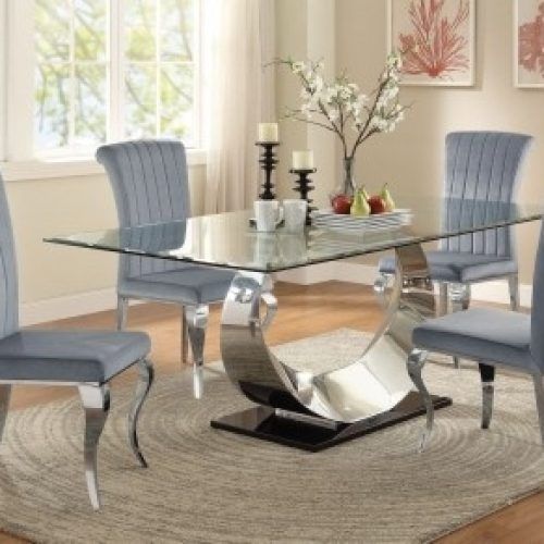 Chrome Dining Tables And Chairs (Photo 16 of 20)