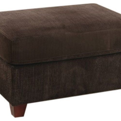 Brown Tufted Pouf Ottomans (Photo 10 of 20)