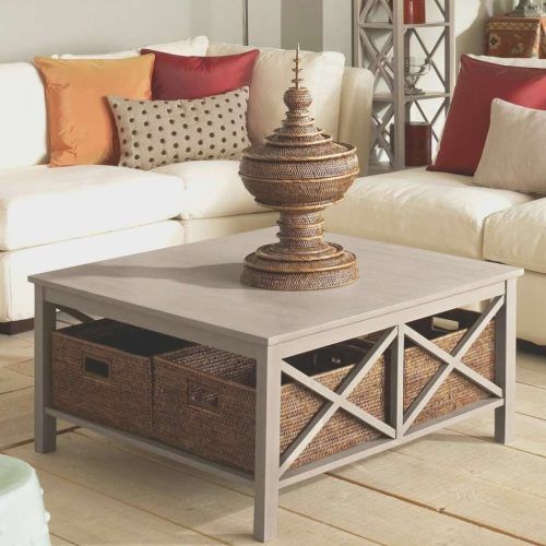 Coffee Tables With Basket Storage Underneath (Photo 9 of 20)