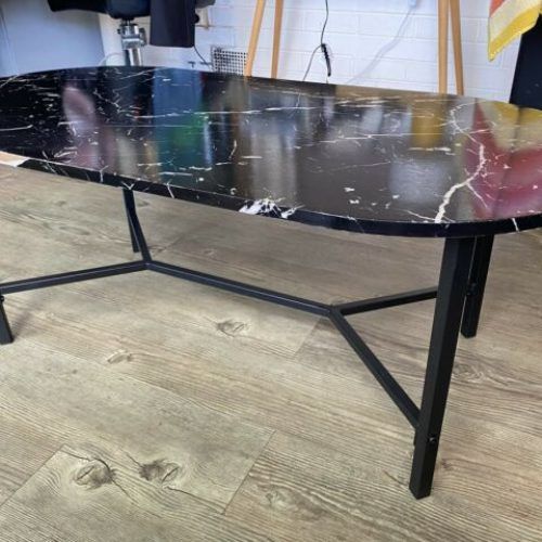 Black Metal And Marble Coffee Tables (Photo 11 of 20)