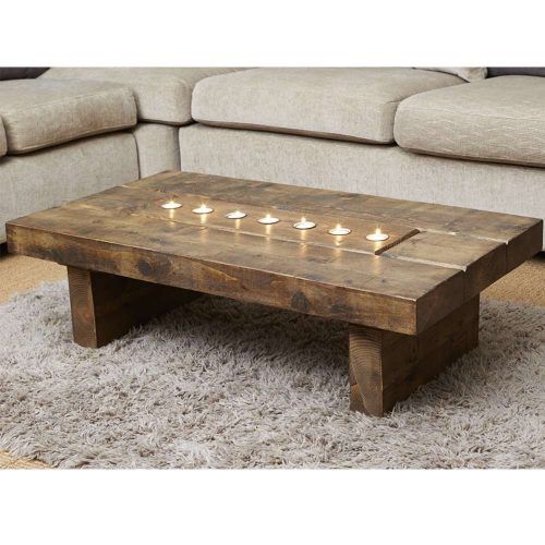 Chunky Rustic Coffee Tables (Photo 6 of 20)