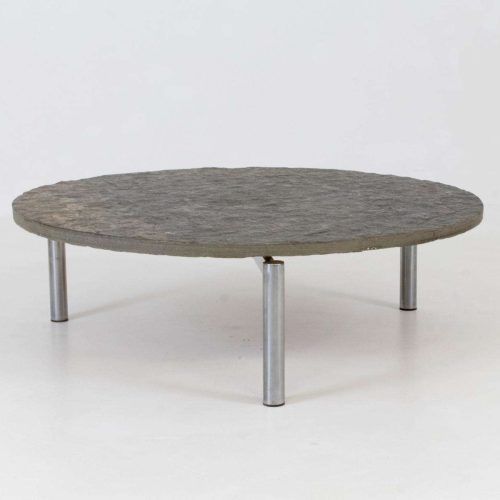 Round Slate Top Coffee Tables (Photo 9 of 20)