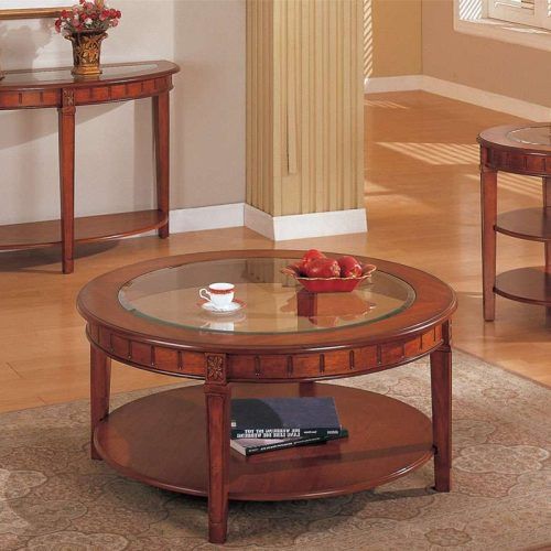 Round Oak Coffee Tables (Photo 18 of 20)