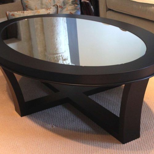 Black Oval Coffee Table (Photo 4 of 20)