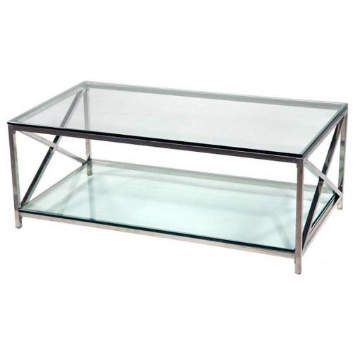 Glass Chrome Coffee Tables (Photo 5 of 20)